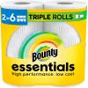 imageBounty Essentials Full Sheet Paper Towels 24 Large Rolls  30 Regular Rolls 12 Count Pack of 2White