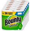 imageBounty QuickSize Paper Towels White 12 Family Rolls  30 Regular RollsWhite