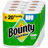 imageBounty QuickSize Paper Towels White 12 Family Rolls  30 Regular RollsWhite