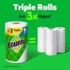 imageBounty Full Sheet Paper Towels White 2 Triple Rolls  6 Regular RollsWhite