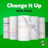 imageBounty SelectASize Paper Towels White 2 Mega Rolls  8 Regular RollsPrints